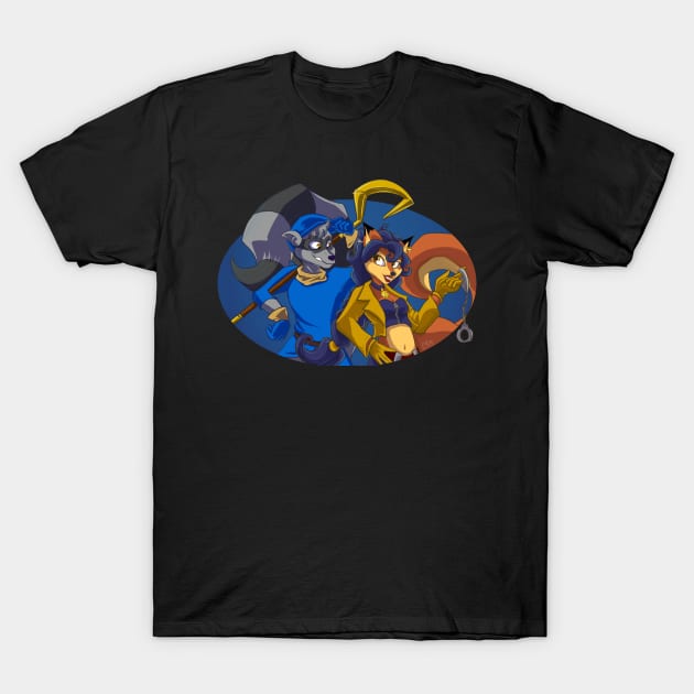 Sly and Carmelita T-Shirt by CountessMRose